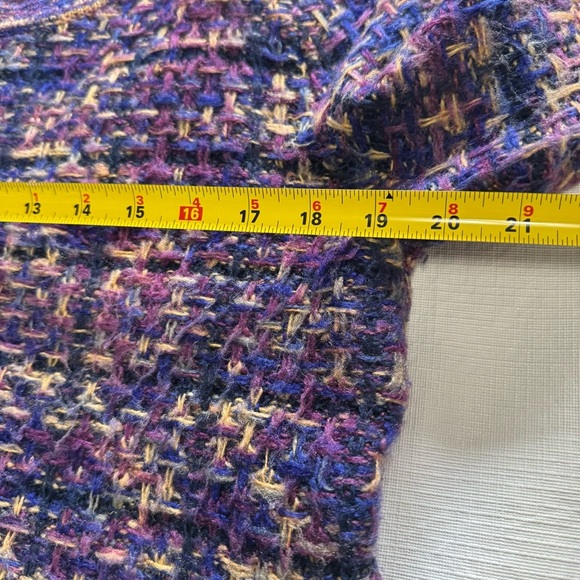 Parkhurst Maeve Pullover Multicolor Textured Crew Neck Sweater - Picture 5 of 9